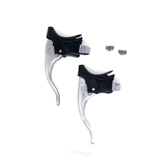 Campagnolo Athena D053 aero brake levers, no hoods - CRACKED