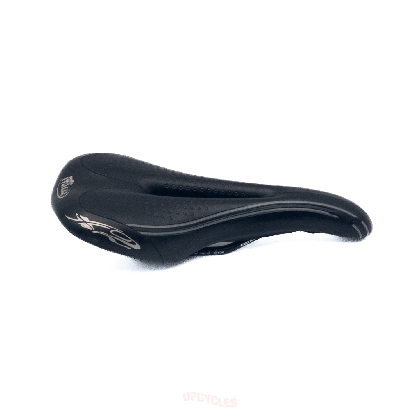 Selle Italia Trans Am saddle, black leather w/ cutout center