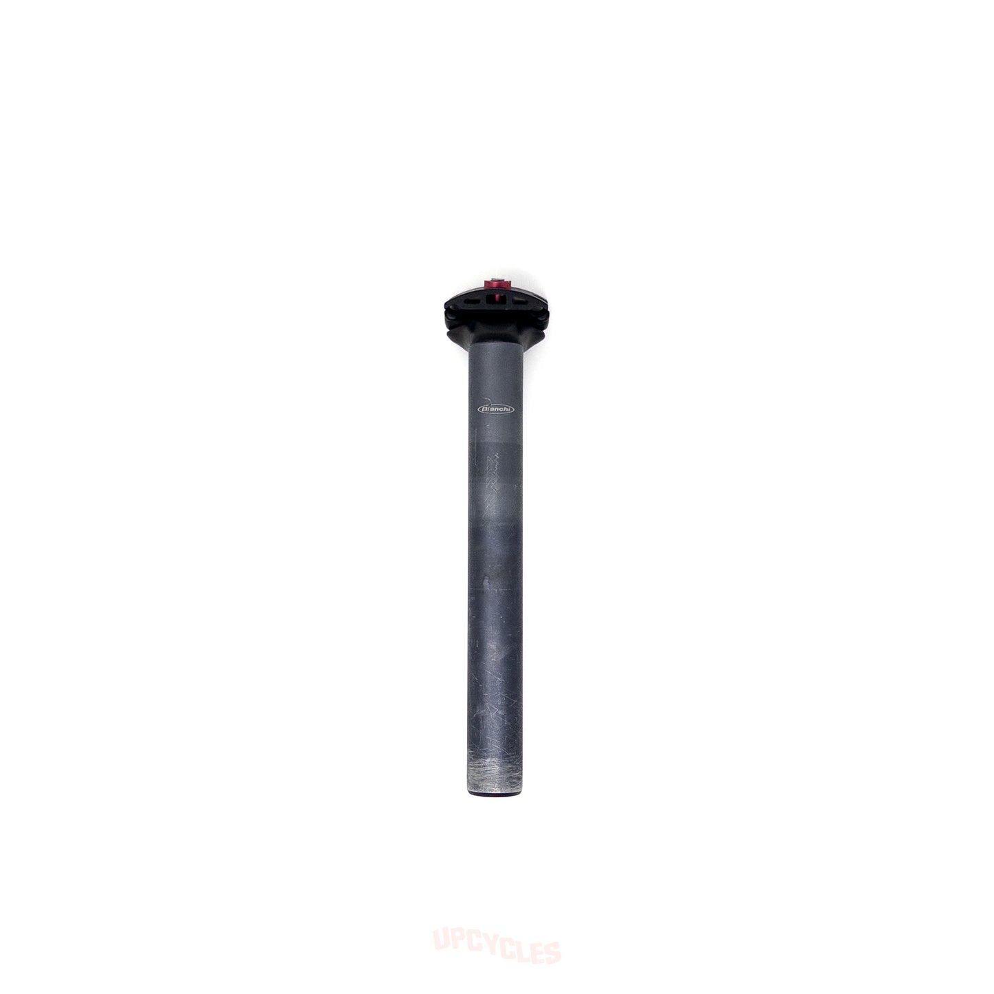 Kalloy Bianchi metallic gray seatpost, 27.2mm x 240mm