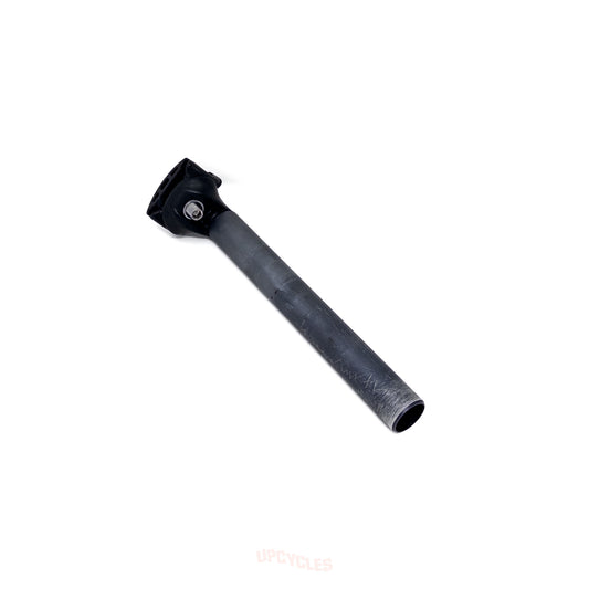 Kalloy Bianchi metallic gray seatpost, 27.2mm x 240mm