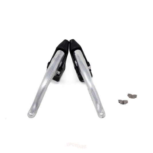 Campagnolo Athena D053 aero brake levers, no hoods - CRACKED