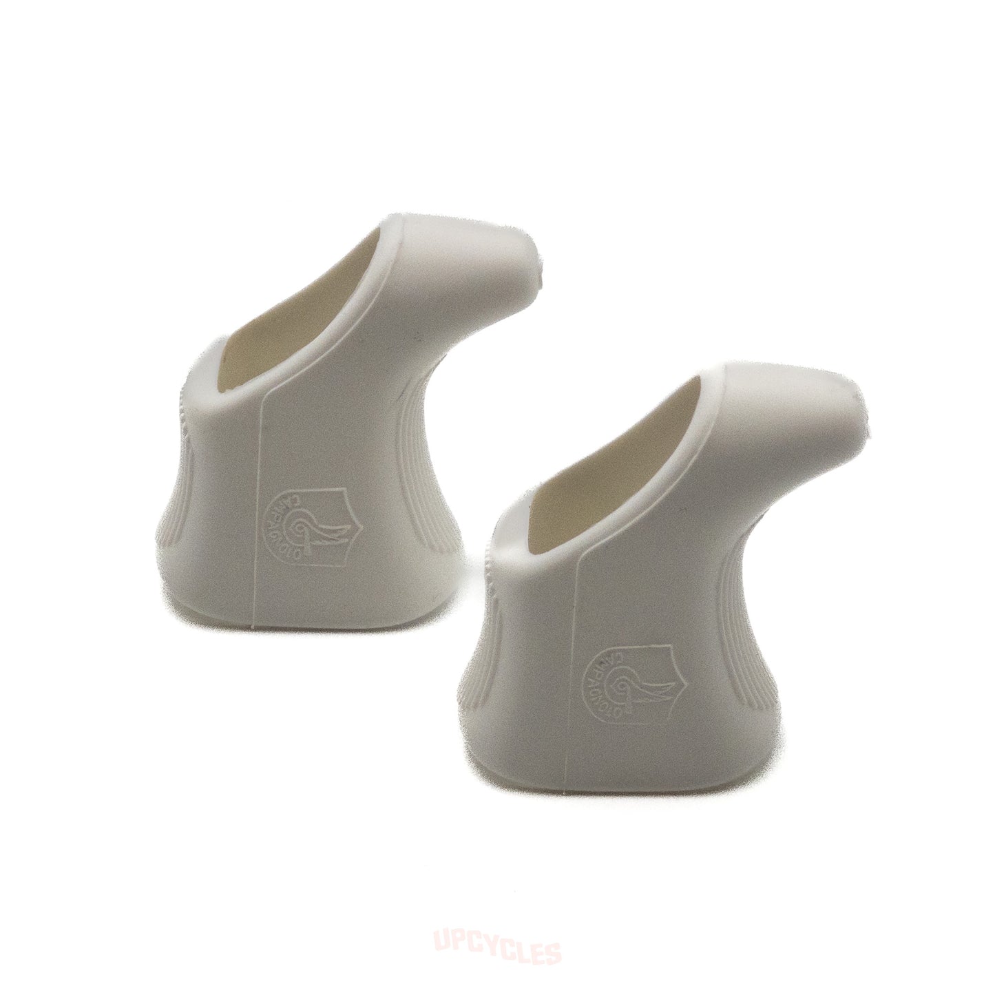 Campagnolo Record 2039 shield logo white brake hoods