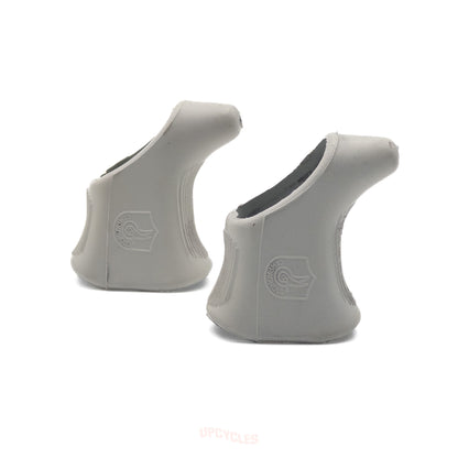 Campagnolo Record 2039 shield logo white brake hoods