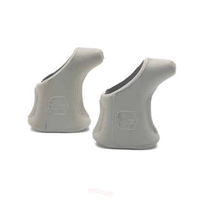 Campagnolo Record 2039 shield logo white brake hoods