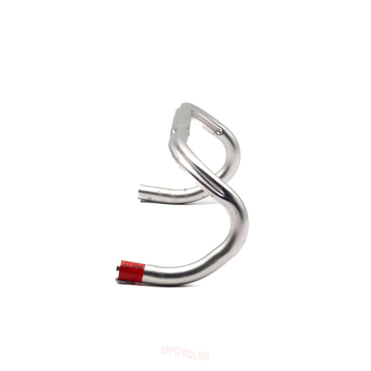 ITM Racing Team Super Italia Pro-260 Anatomica silver drop bars, 26.0mm clamp x 42cm width