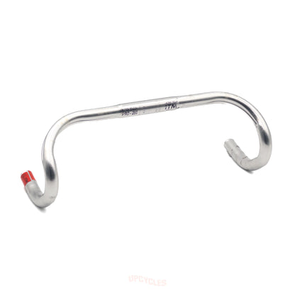 ITM Racing Team Super Italia Pro-260 Anatomica silver drop bars, 26.0mm clamp x 42cm width