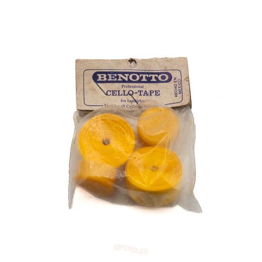 Benotto Professional Cello-Tape handlebar tape, smooth yellow, NOS