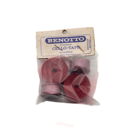 Benotto Professional Cello-Tape handlebar tape, smooth red wine, NOS