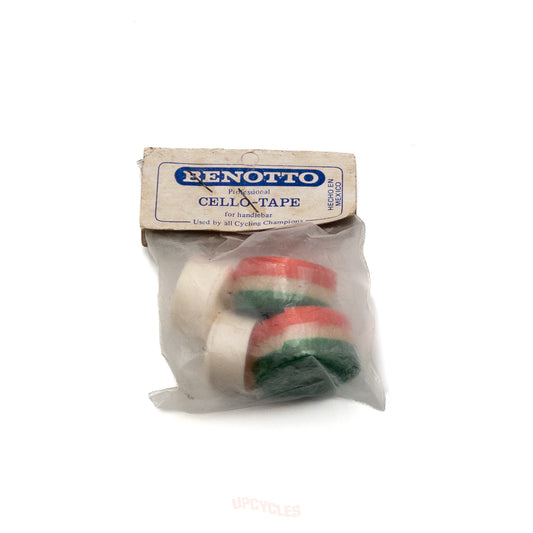 Benotto Professional Cello-Tape handlebar tape, smooth red / white / green, NOS