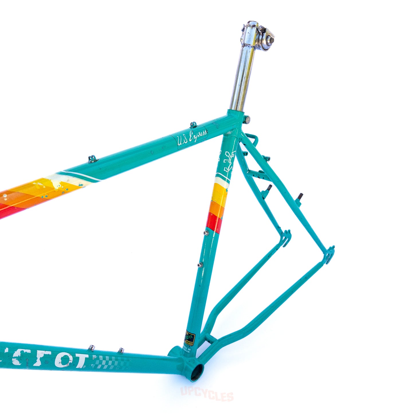 Peugeot US Express MTB frame set, 48cm - 1987