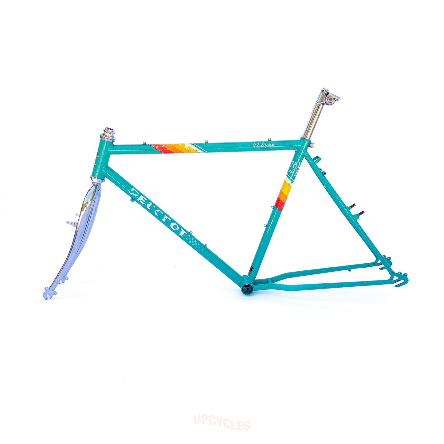 Peugeot US Express MTB frame set, 48cm - 1987
